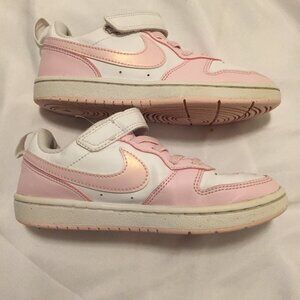 Nike Court Borough Low Pink Recraft Size 13C Pink/White